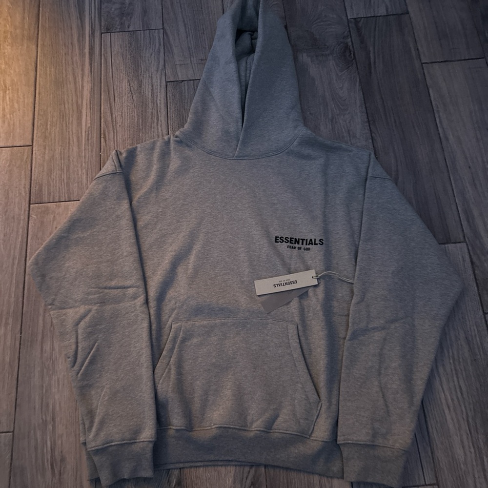 Essentials Gray Hoodie Sweater